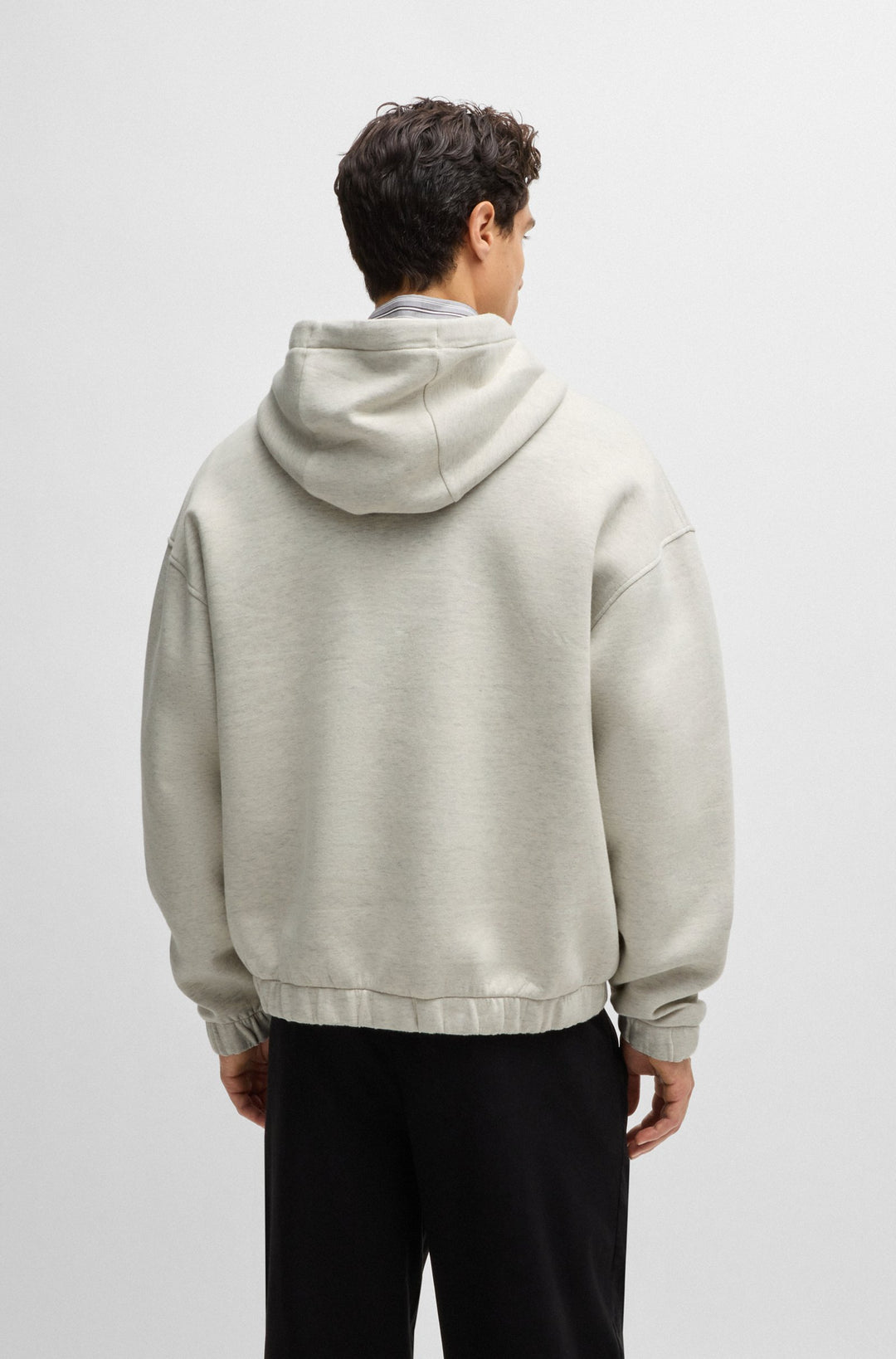 BOSS Hoodies Relaxed Fit in Cotton Mix - C-STEVENS 06 10266396 01-50523909- Concorde Fashion#color_white-131