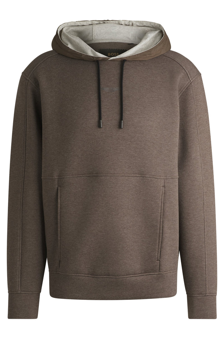 BOSS Hoodies Regular Fit in Cotton Mix - L-EZRA_AM 10266396 01-50530779- Concorde Fashion#color_beige-259