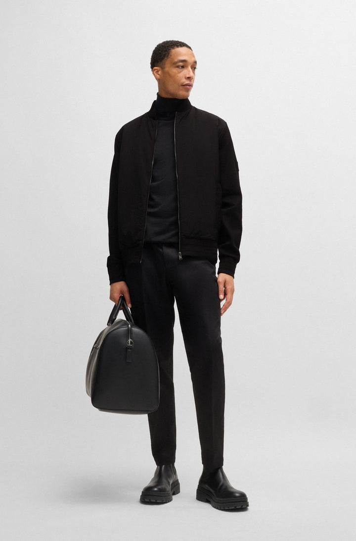 BOSS Sweatshirts Regular Fit in Cotton - H-SKILES 59 10266451 01-50525007- Concorde Fashion#color_black-001