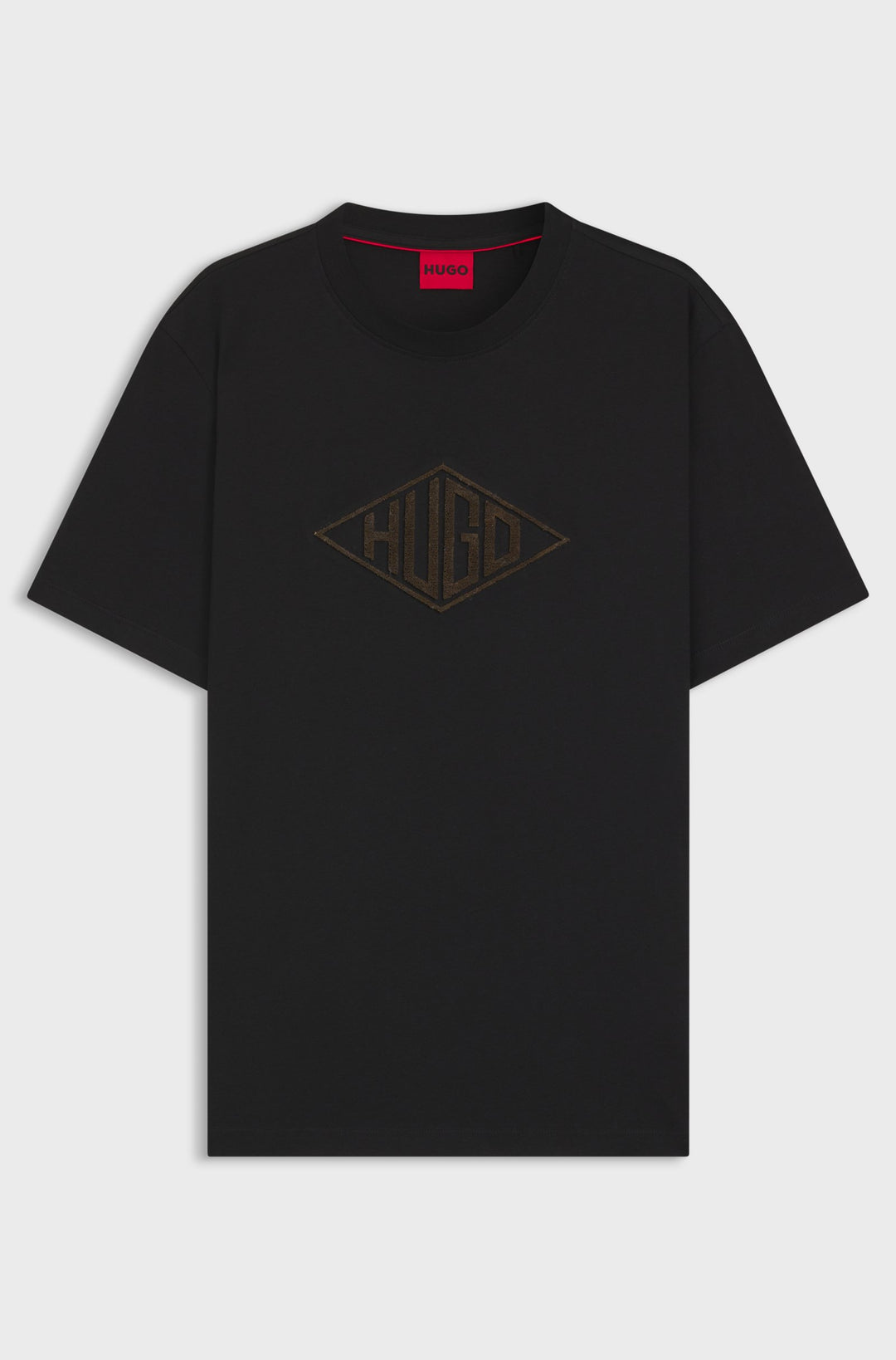 HUGO T-Shirts Regular Fit in Cotton - DALENDI 10266462 01-50534934- Concorde Fashion#color_black-001