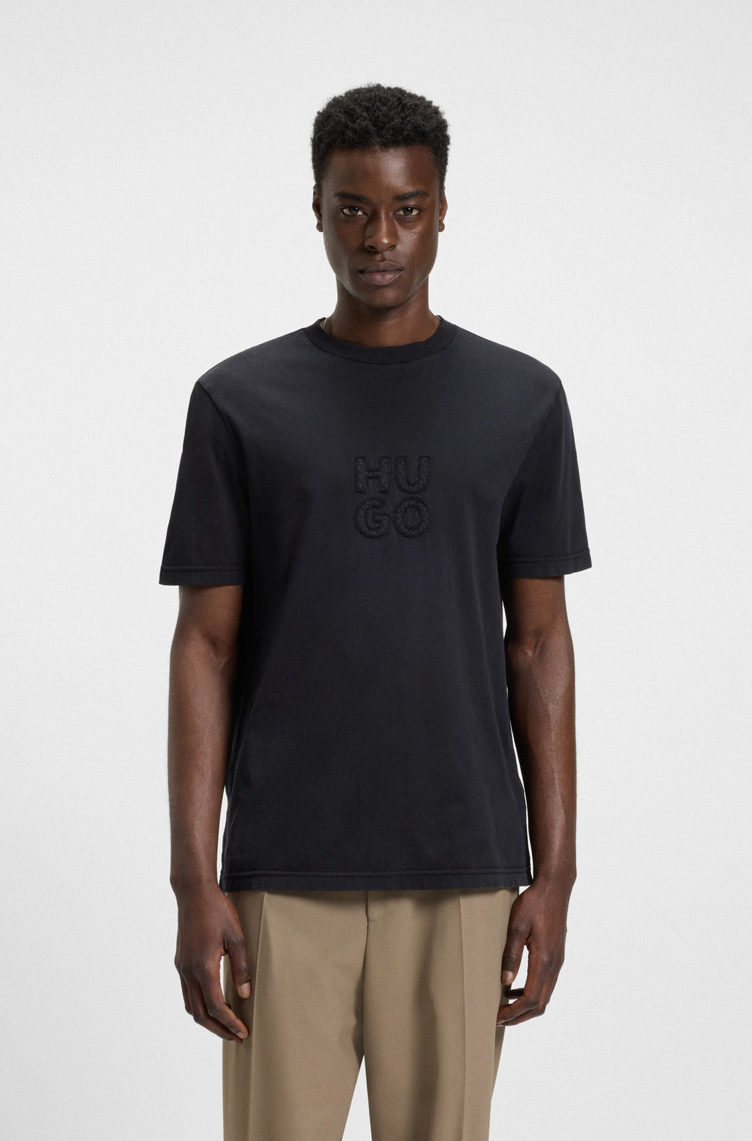 HUGO T-Shirts Regular Fit - DUSTRESS 50535284- Concorde Fashion#color_black-001