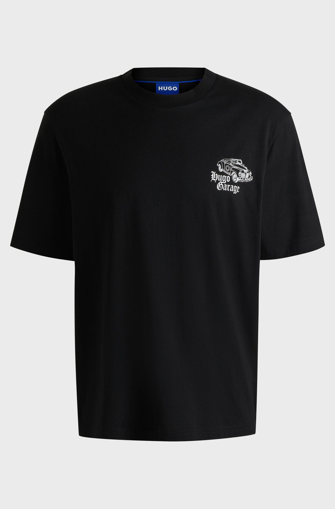 HUGO T-Shirts Regular Fit in Cotton - NATOPU 10266462 01-50536104- Concorde Fashion#color_black-001