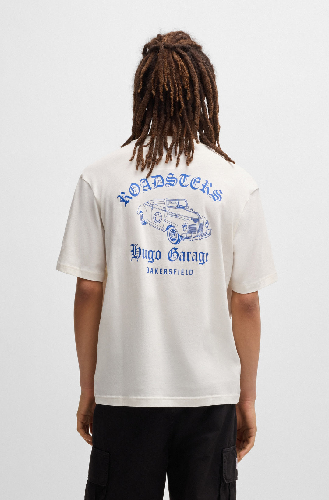 HUGO T-Shirts Regular Fit in Cotton - NATOPU 10266462 01-50536104- Concorde Fashion#color_white-121