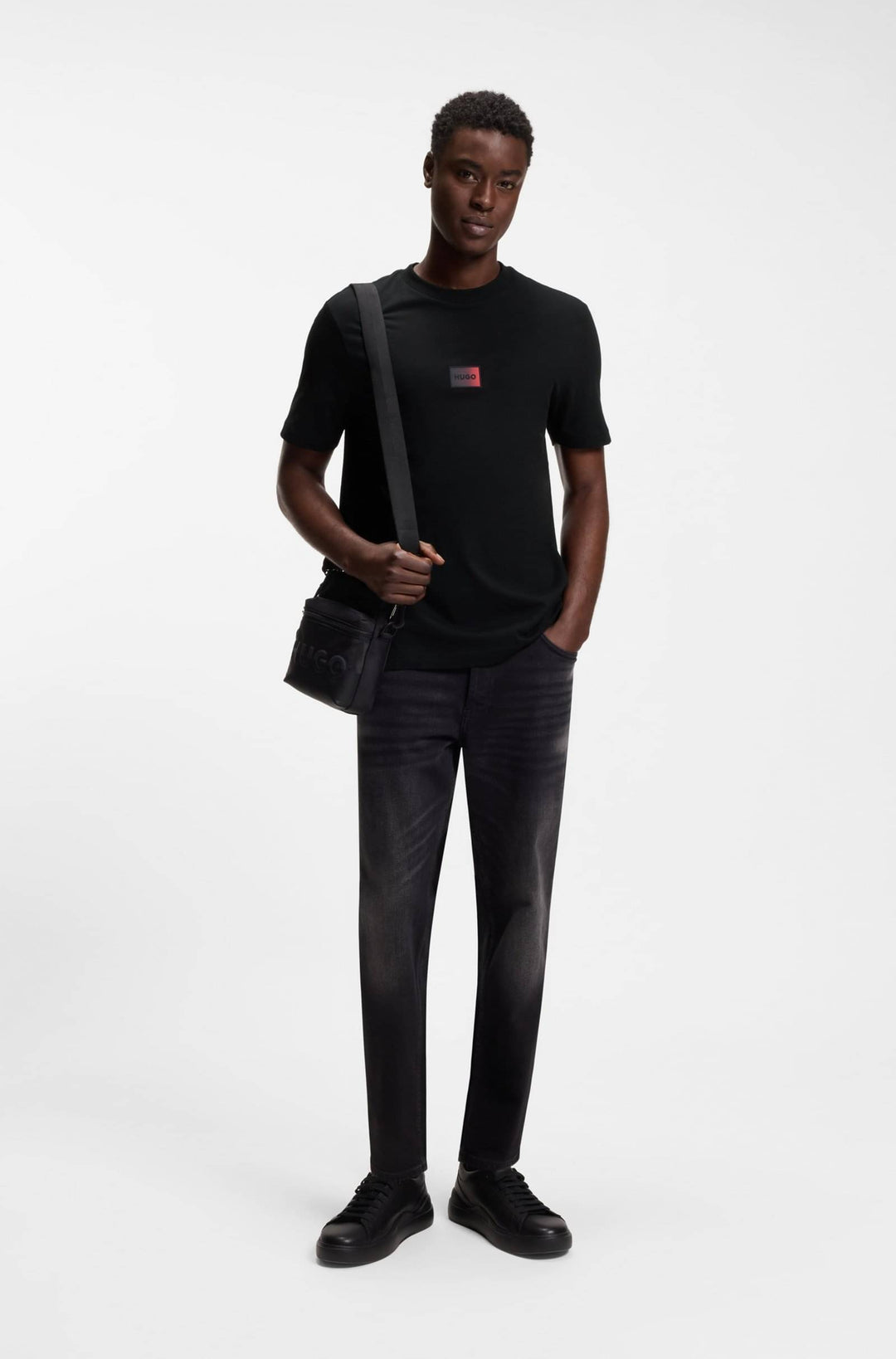 HUGO T-Shirts Regular Fit - DANOTIE 50553124- Concorde Fashion#color_black-001