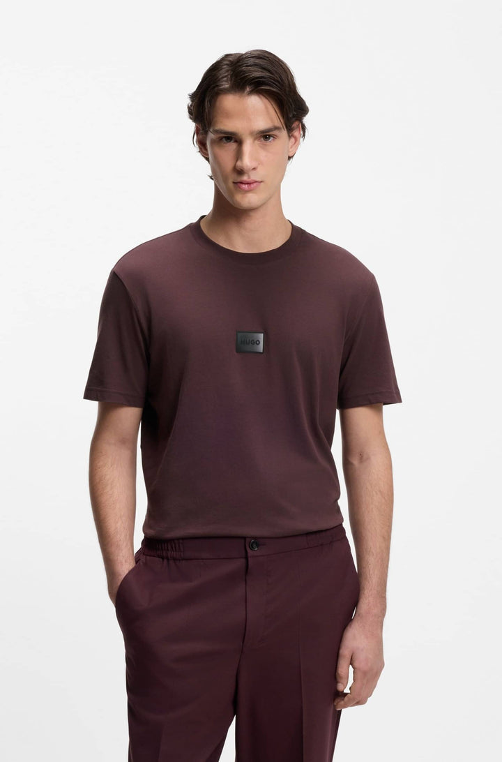HUGO T-Shirts Regular Fit - DANOTIE 50553124- Concorde Fashion#color_brown-249