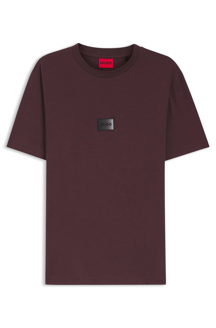 HUGO T-Shirts Regular Fit - DANOTIE 50553124- Concorde Fashion#color_brown-249