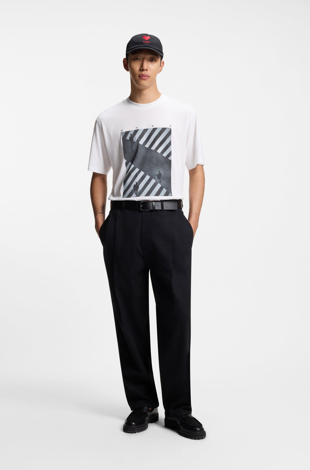 HUGO T-Shirts Relaxed Fit - DODGER 50553330- Concorde Fashion#color_white-100