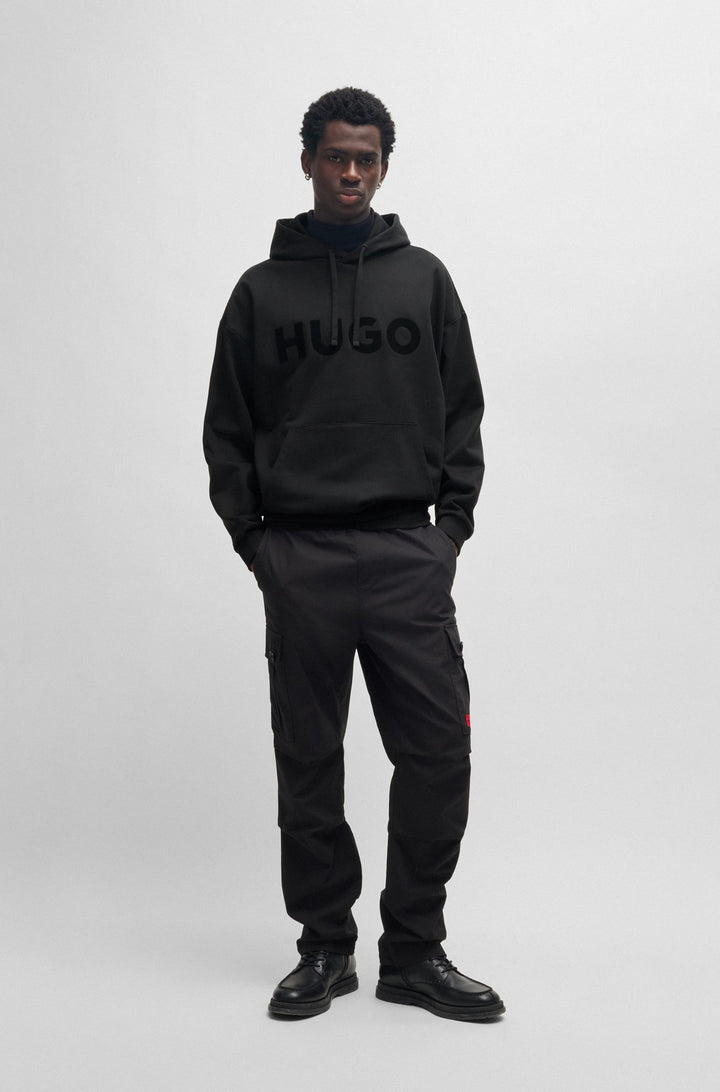 HUGO Hoodies Oversize Fit in Cotton - DITCHLE 10266483 01-50529090- Concorde Fashion#color_black-001