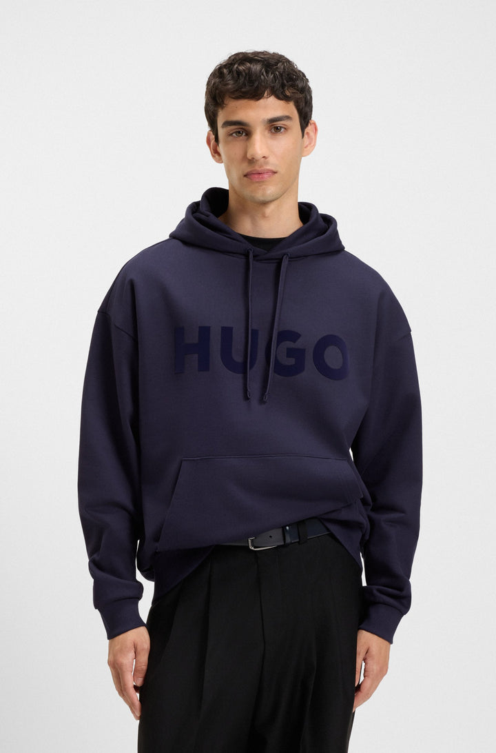 HUGO Hoodies Oversize Fit in Cotton - DITCHLE 10266483 01-50529090- Concorde Fashion#color_navy-418