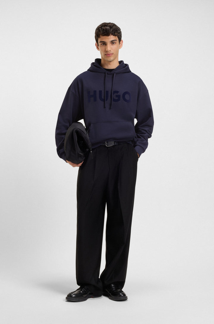 HUGO Hoodies Oversize Fit in Cotton - DITCHLE 10266483 01-50529090- Concorde Fashion#color_navy-418