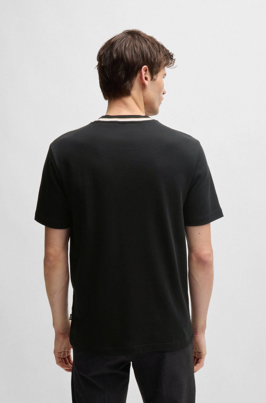 BOSS T-Shirts Regular Fit in Cotton - C-THOMPSON 30 10266515 01-50530089- Concorde Fashion#color_black-001