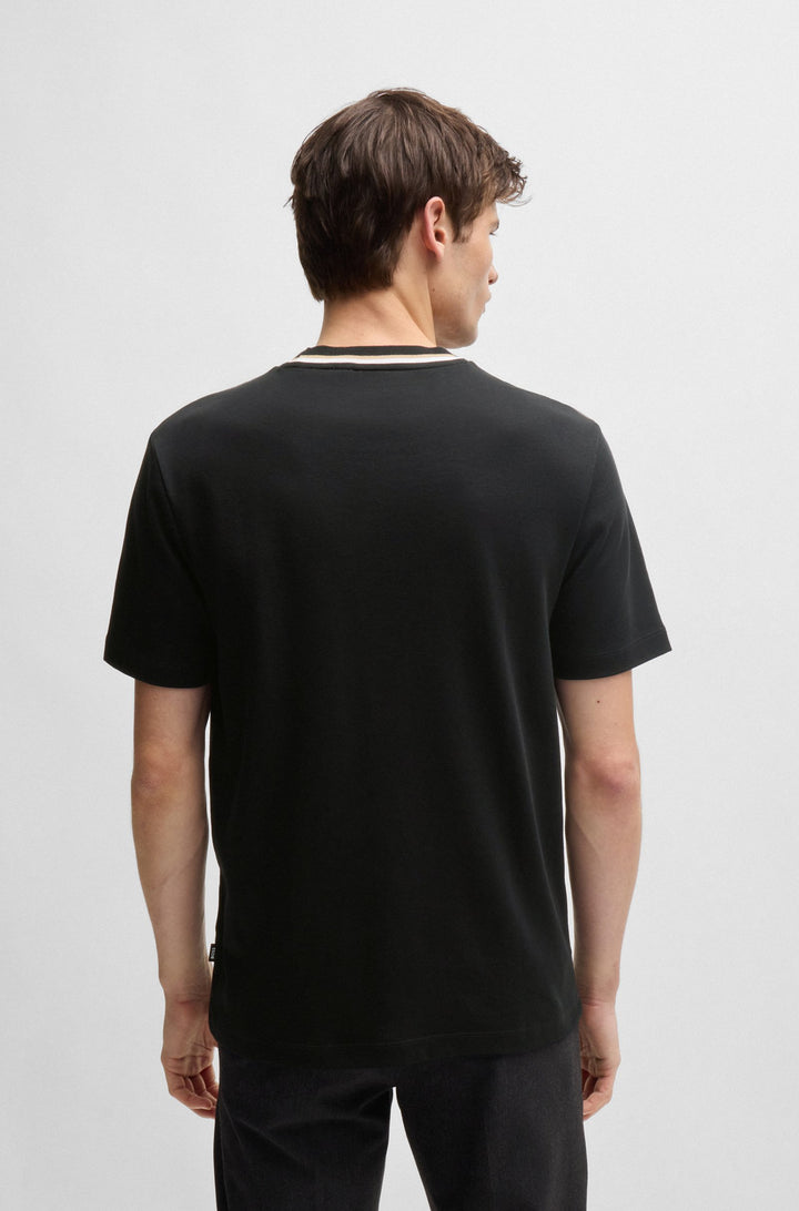 BOSS T-Shirts Regular Fit in Cotton - C-THOMPSON 30 10266515 01-50530089- Concorde Fashion#color_black-001