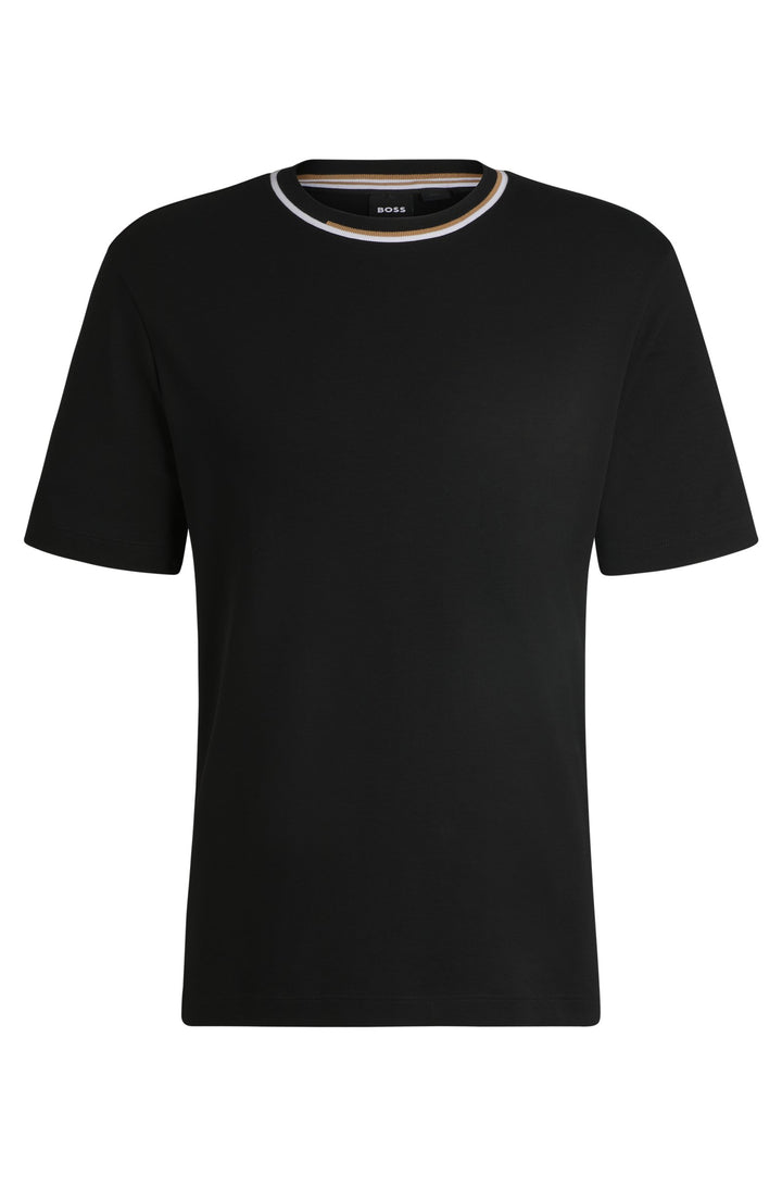 BOSS T-Shirts Regular Fit in Cotton - C-THOMPSON 30 10266515 01-50530089- Concorde Fashion#color_black-001