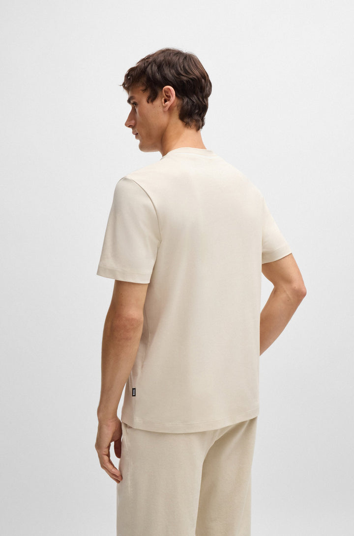 BOSS T-Shirts Regular Fit in Cotton - C-THOMPSON 30 10266515 01-50530089- Concorde Fashion#color_white-131