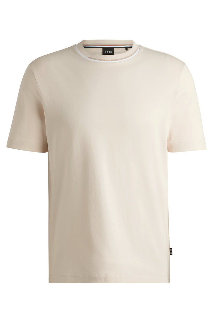 BOSS T-Shirts Regular Fit in Cotton - C-THOMPSON 30 10266515 01-50530089- Concorde Fashion#color_white-131