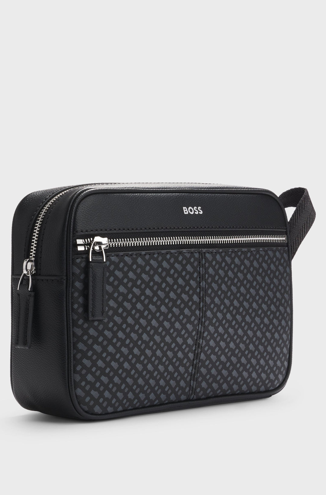 BOSS Bags  in Leather - ZAIR N_WASHBAG 10266540 01-50529297- Concorde Fashion#color_black-001