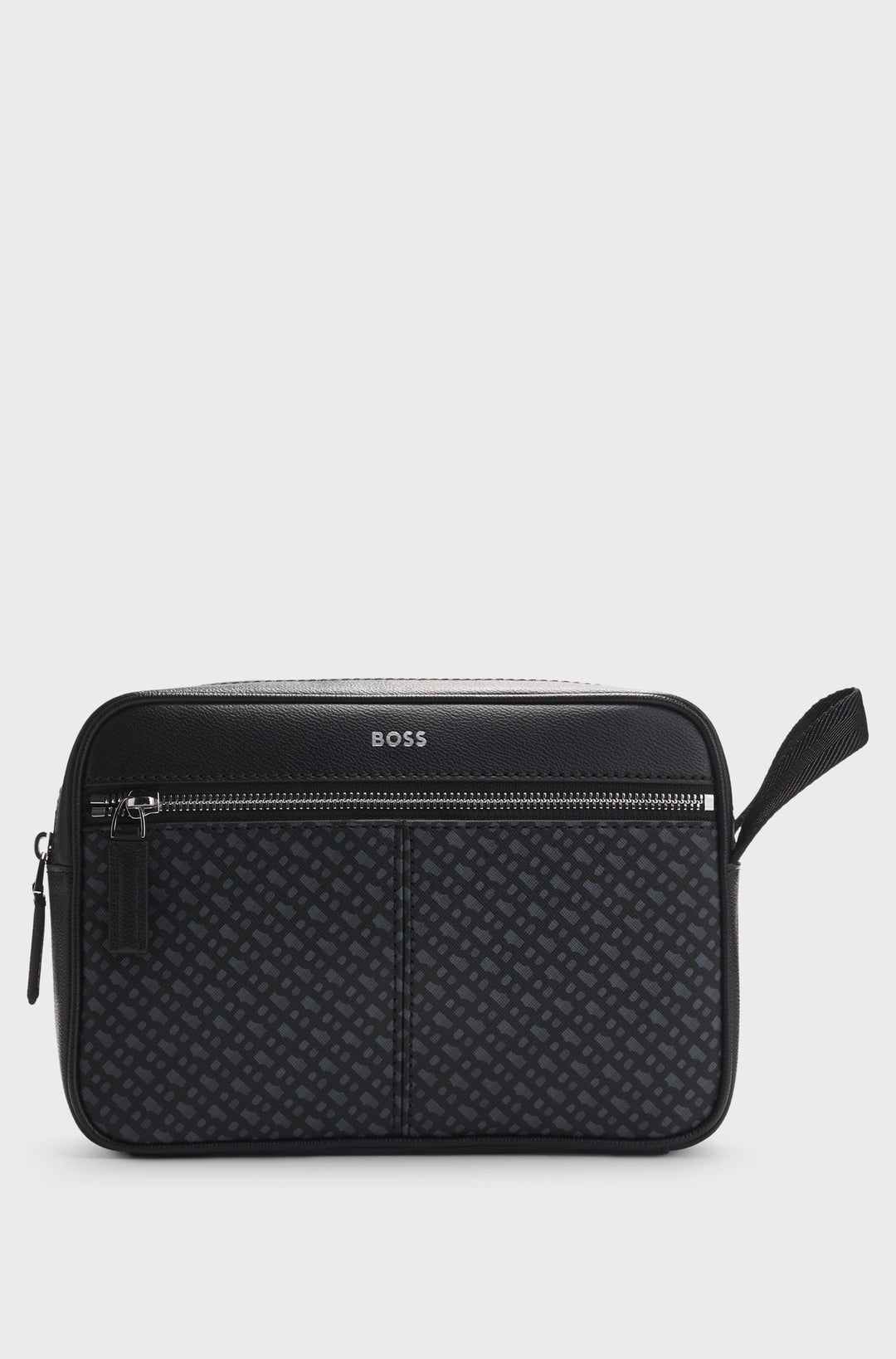BOSS Bags  in Leather - ZAIR N_WASHBAG 10266540 01-50529297- Concorde Fashion#color_black-001