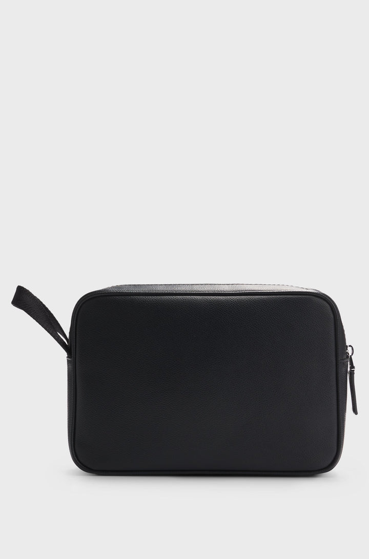 BOSS Bags  in Leather - ZAIR N_WASHBAG 10266540 01-50529297- Concorde Fashion#color_black-001
