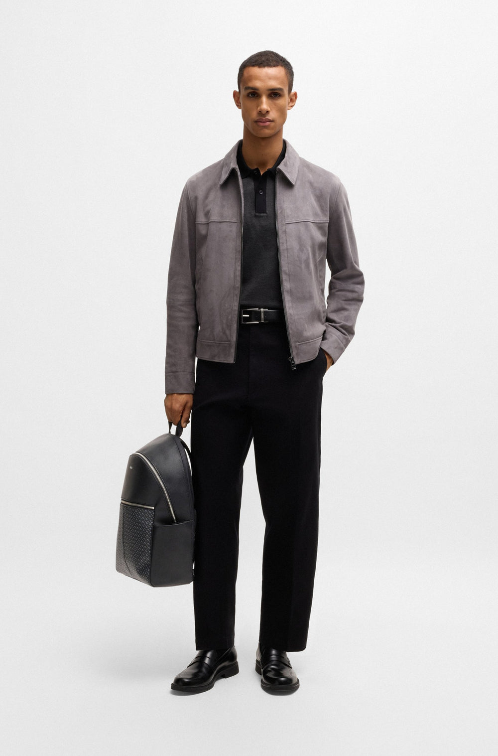BOSS Bags  in Leather - ZAIR N_BACKPACK 10266540 01-50529311- Concorde Fashion#color_black-001