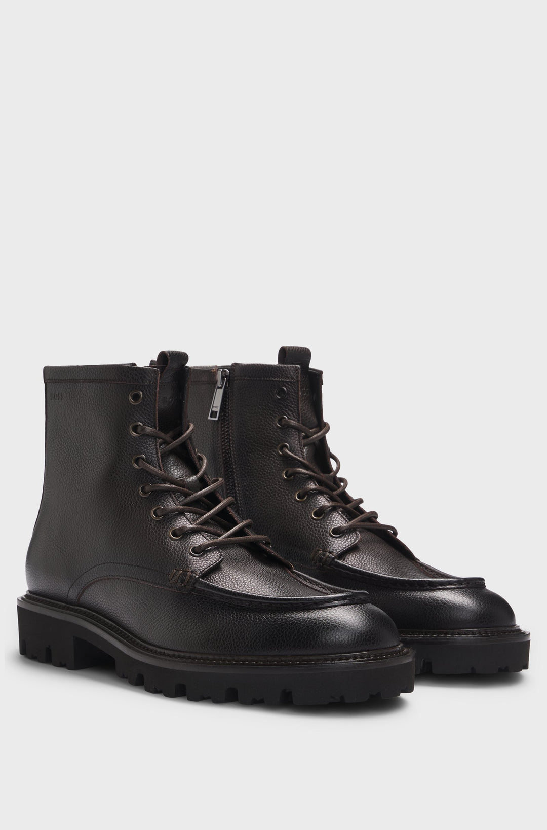 BOSS Casual Shoes  in Leather - JULYO_HALB_GR 10266544 01-50529273- Concorde Fashion#color_brown-201