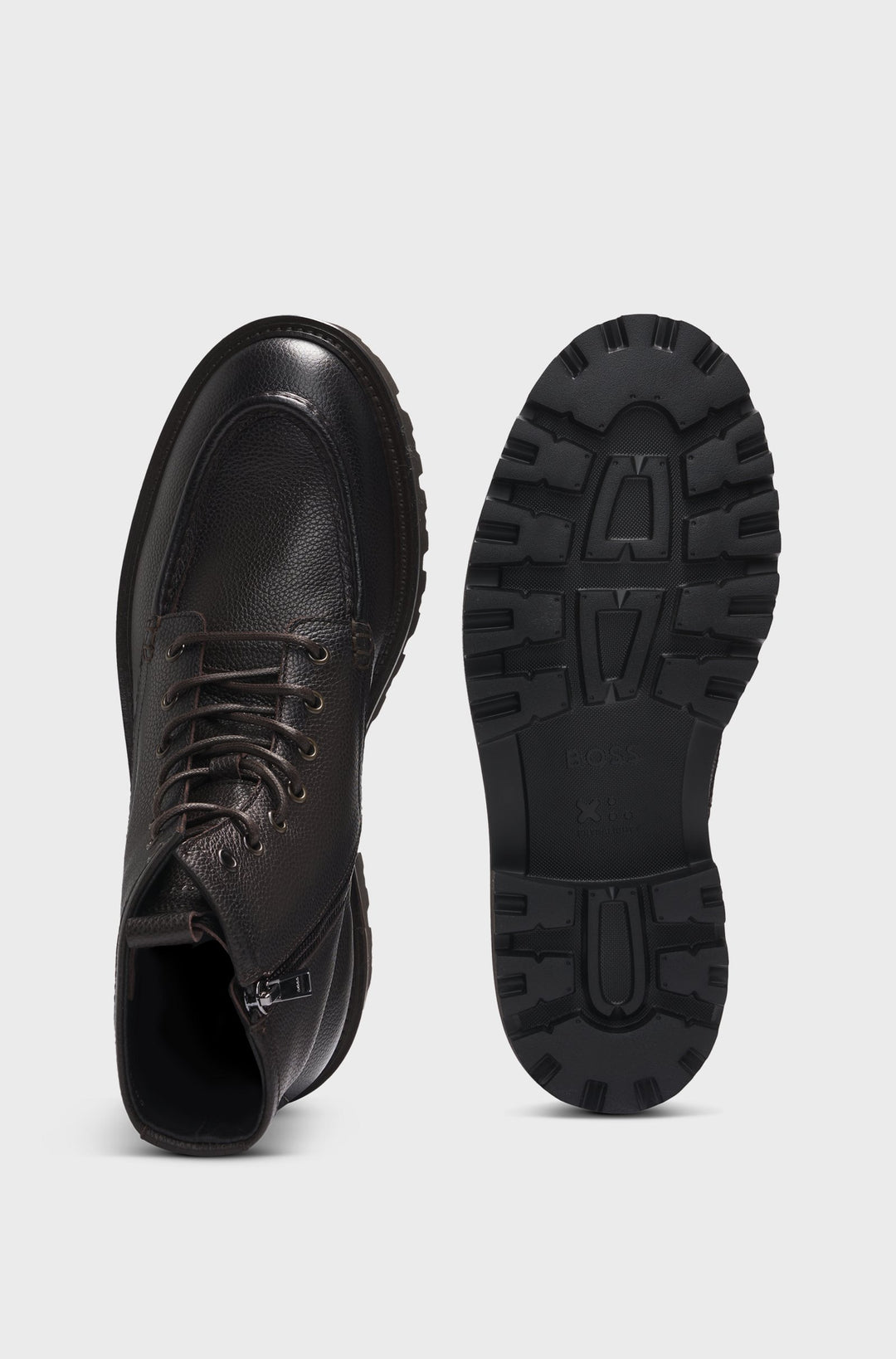 BOSS Casual Shoes  in Leather - JULYO_HALB_GR 10266544 01-50529273- Concorde Fashion#color_brown-201