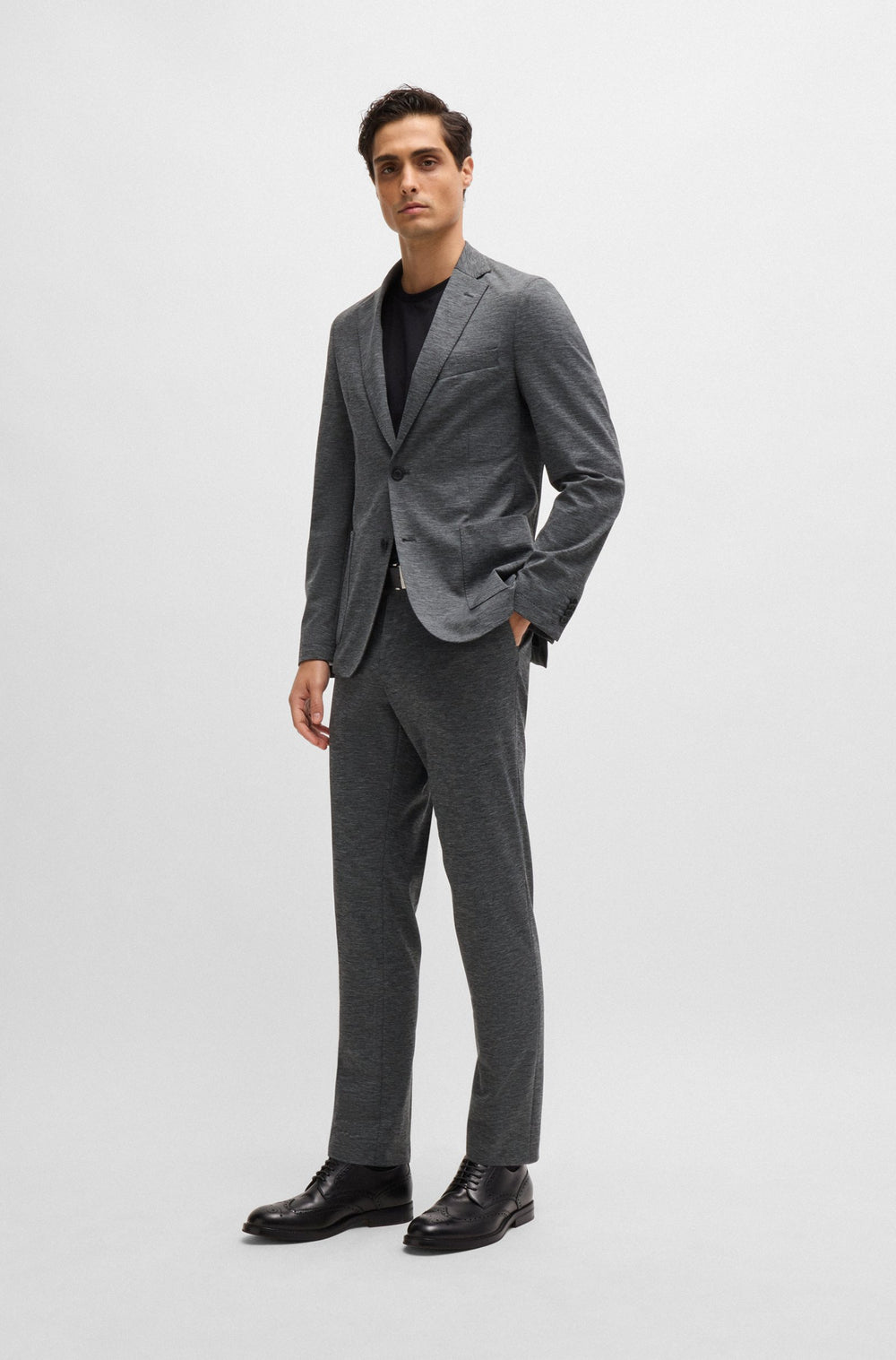 BOSS Trousers  in Nylon - P-GENIUS-J-CW-WG-243 10266556 01-50529318- Concorde Fashion#color_grey-021