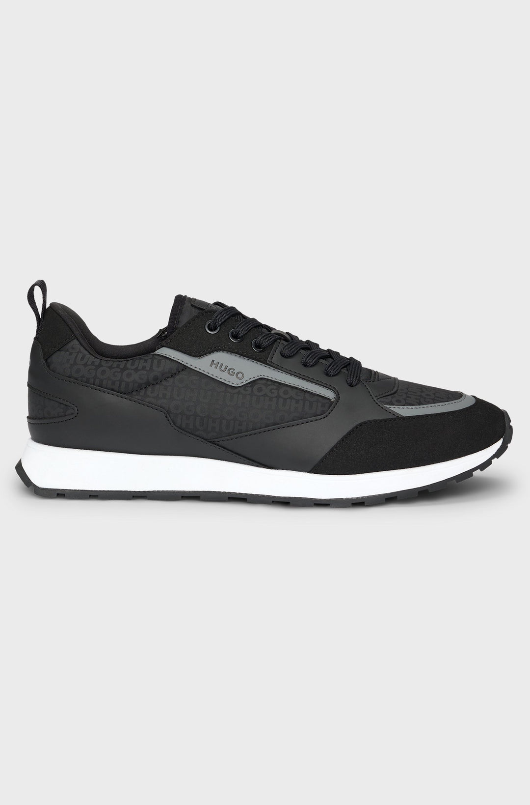 HUGO Sneakers  in Polyester - ICELIN_RUNN_MONO 10266583 01-50536205- Concorde Fashion#color_black-001