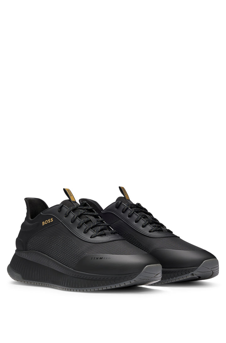 BOSS Sneakers  in Polyester - TTNM EVO_RUNN_RSMH 10266590 01-50536488- Concorde Fashion#color_black-005