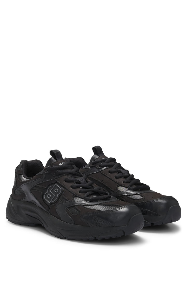 BOSS Sneakers  in Artificial Leather - LEVITT_RUNN_BBMT 10266608 01-50529534- Concorde Fashion#color_black-005