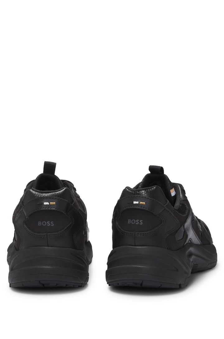 BOSS Sneakers  in Artificial Leather - LEVITT_RUNN_BBMT 10266608 01-50529534- Concorde Fashion#color_black-005