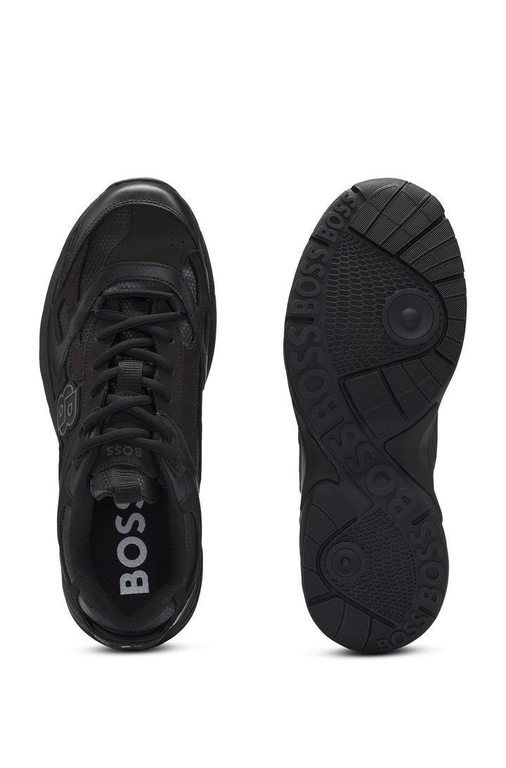 BOSS Sneakers  in Artificial Leather - LEVITT_RUNN_BBMT 10266608 01-50529534- Concorde Fashion#color_black-005