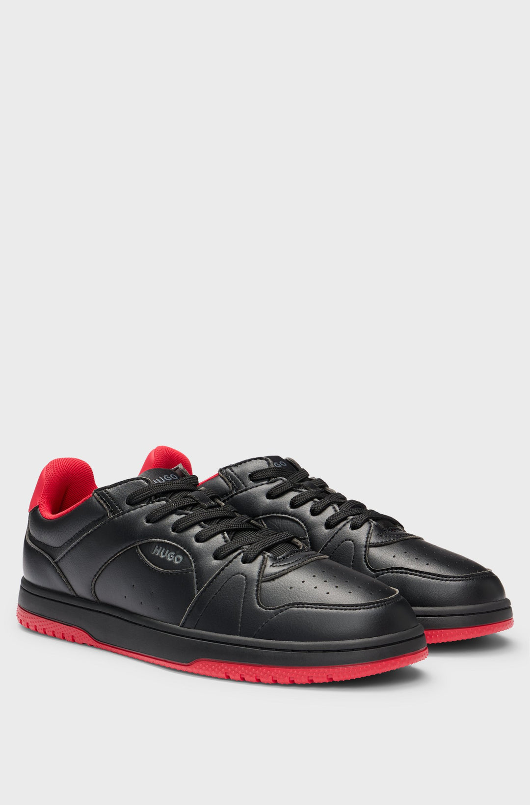 HUGO Sneakers  in Polyester Mix - HADRIAN_TENN_PUGR 10266727 01-50529896- Concorde Fashion#color_black-006