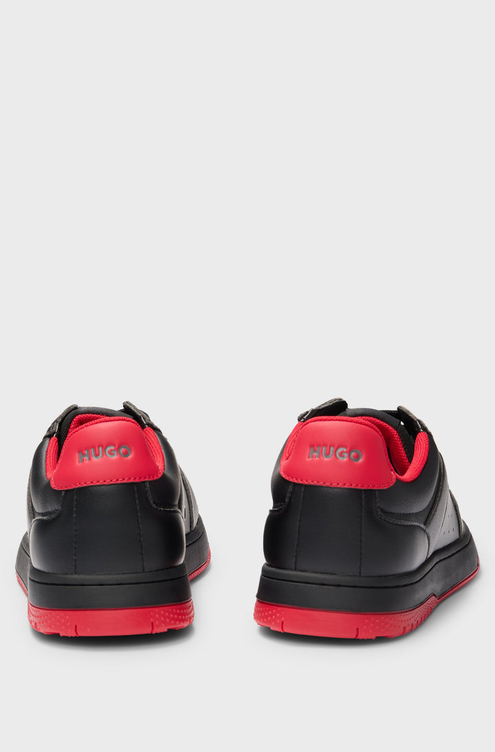 HUGO Sneakers  in Polyester Mix - HADRIAN_TENN_PUGR 10266727 01-50529896- Concorde Fashion#color_black-006