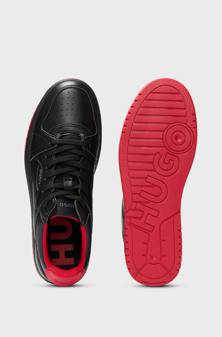 HUGO Sneakers  in Polyester Mix - HADRIAN_TENN_PUGR 10266727 01-50529896- Concorde Fashion#color_black-006