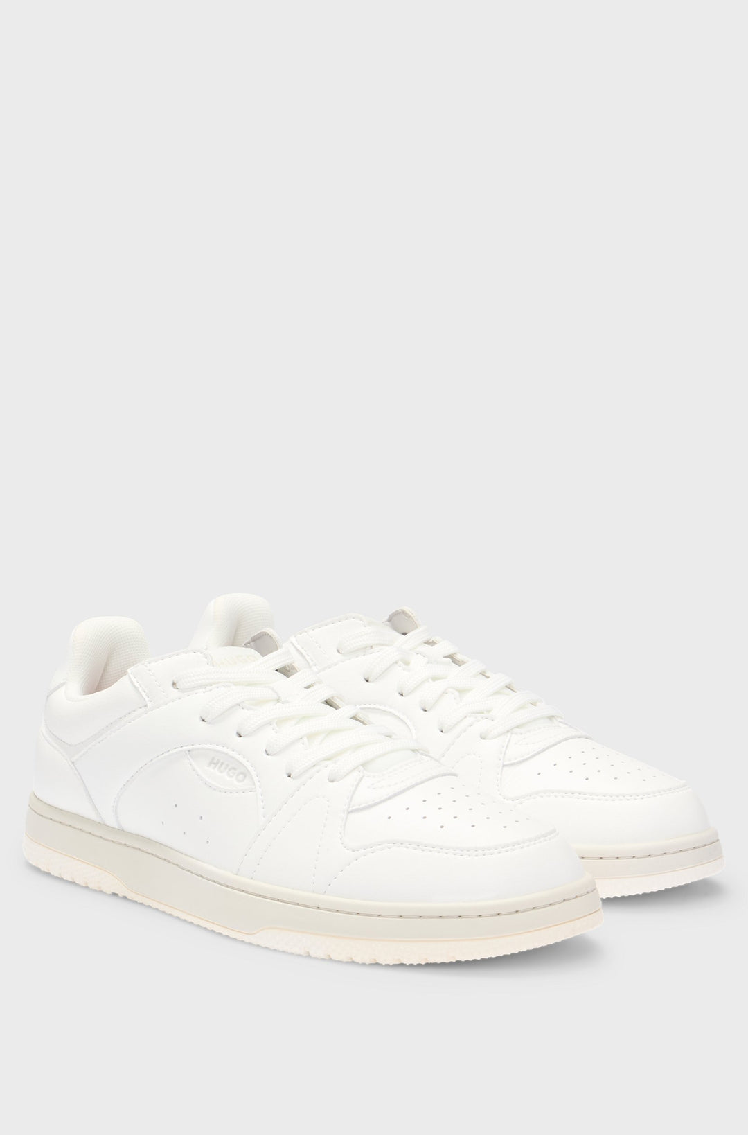 HUGO Sneakers  in Polyester Mix - HADRIAN_TENN_PUGR 10266727 01-50529896- Concorde Fashion#color_white-100