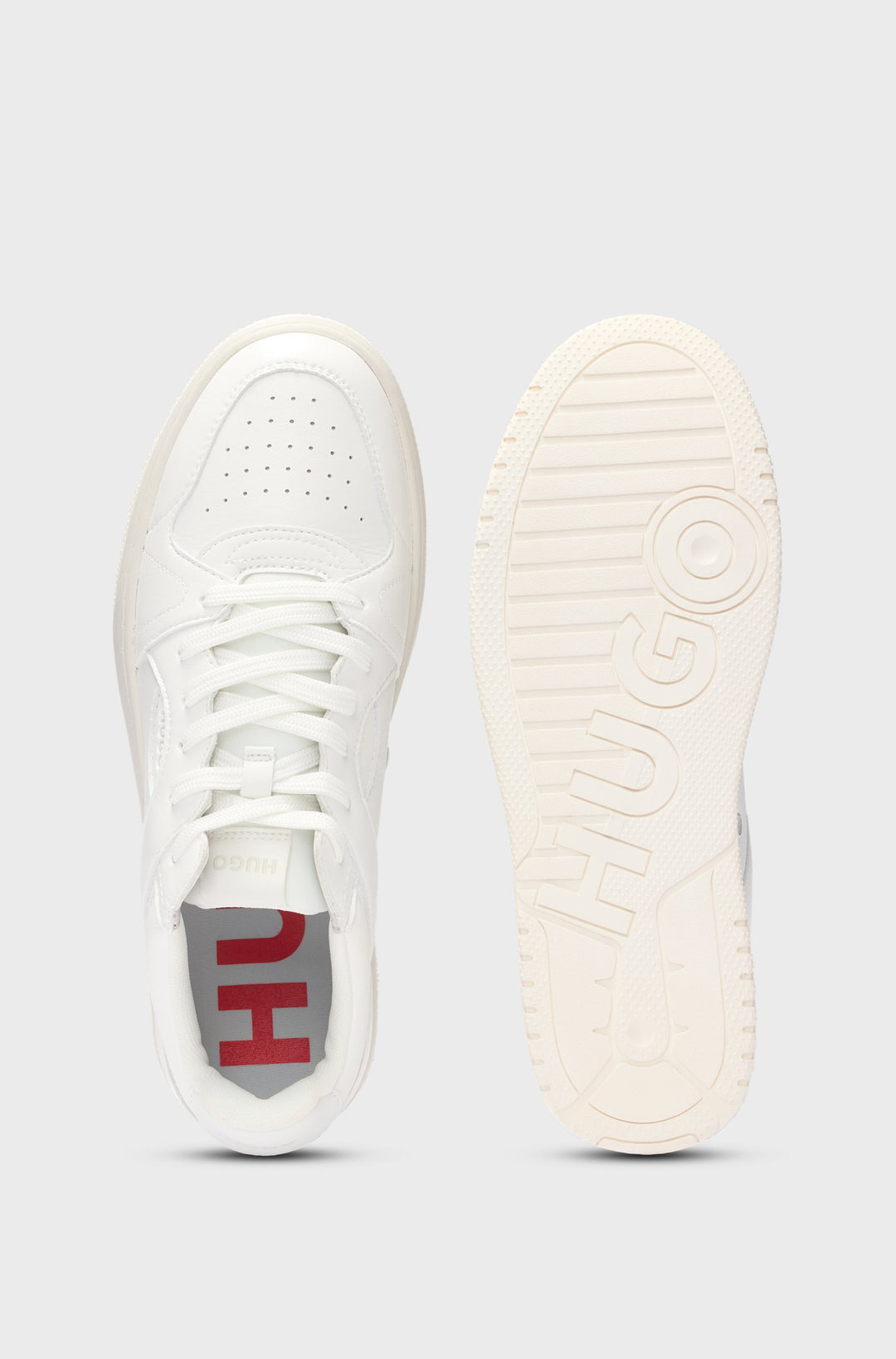 HUGO Sneakers  in Polyester Mix - HADRIAN_TENN_PUGR 10266727 01-50529896- Concorde Fashion#color_white-100