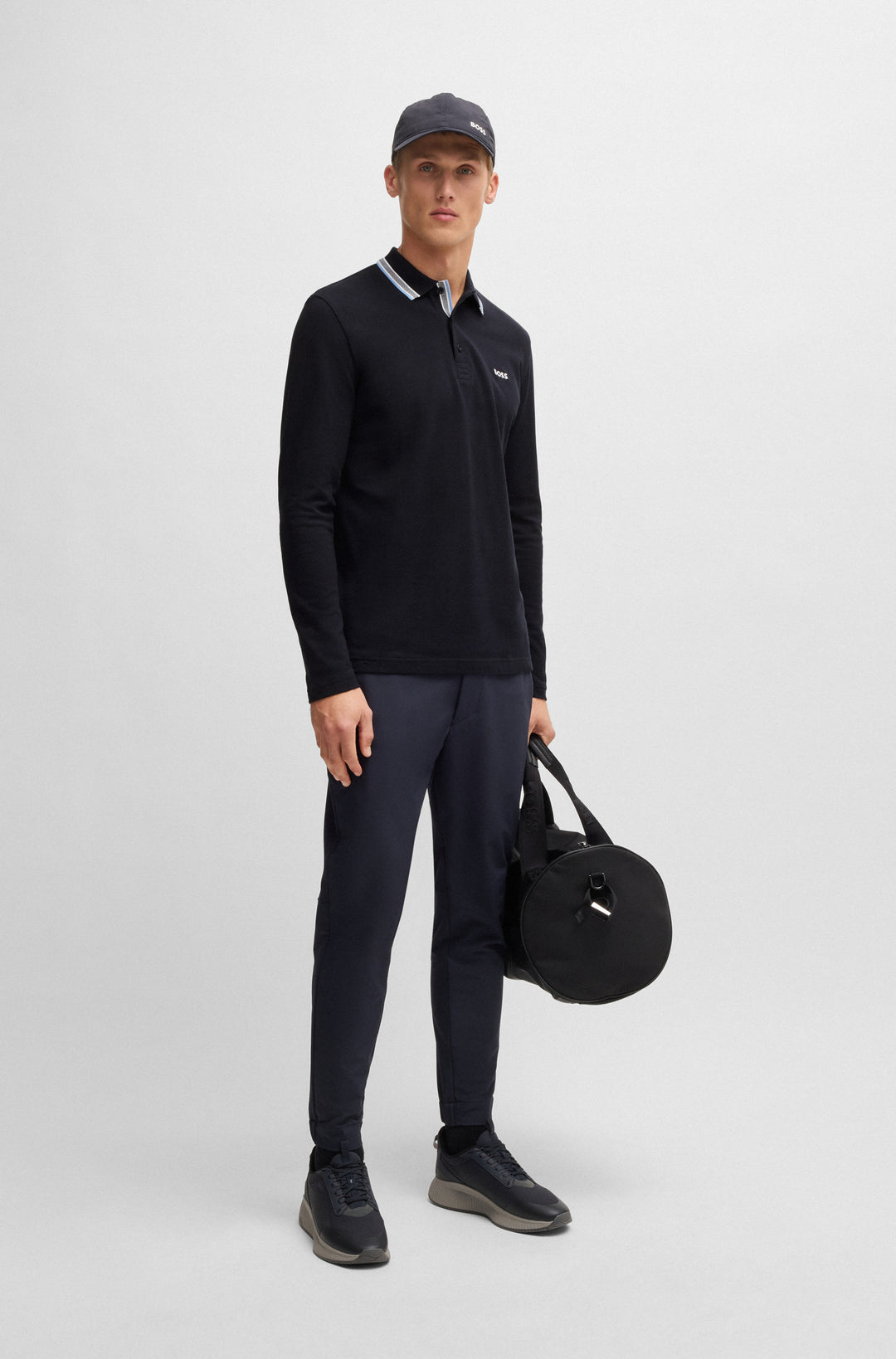 BOSS Polos Regular Fit in Cotton - PLISY 10266738 01-50536609- Concorde Fashion#color_navy-409