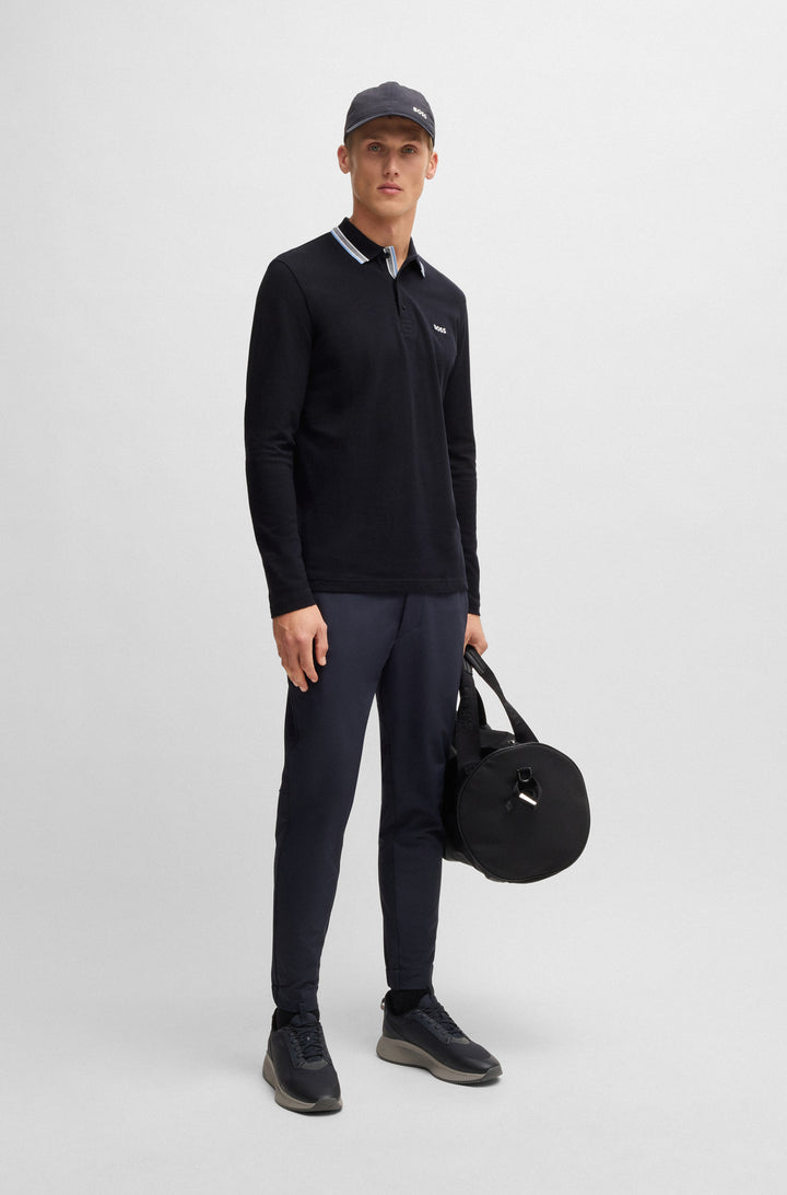BOSS Polos Regular Fit in Cotton - PLISY 10266738 01-50536609- Concorde Fashion#color_navy-409