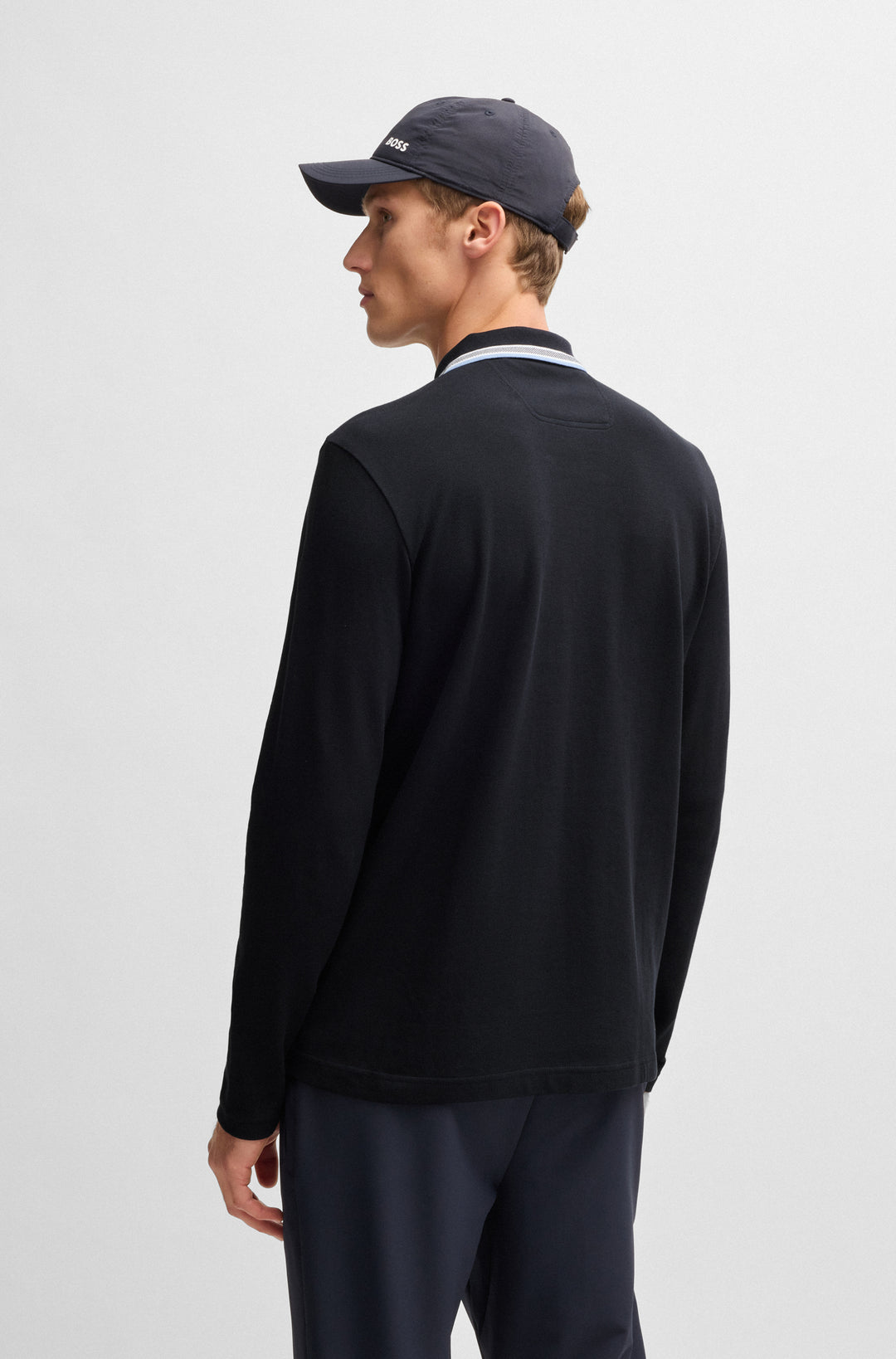 BOSS Polos Regular Fit in Cotton - PLISY 10266738 01-50536609- Concorde Fashion#color_navy-409