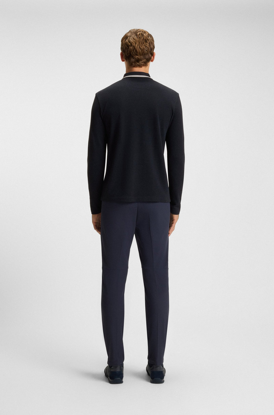 BOSS Polos Regular Fit in Cotton - PLISY 10266738 01-50536609- Concorde Fashion#color_navy-418