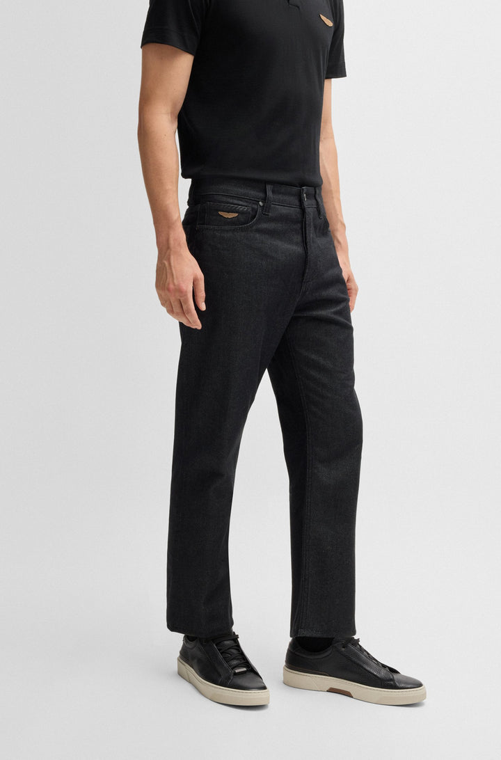 BOSS Jeans  in Cotton Mix - L-OGDEN_AM 10266769 01-50527792- Concorde Fashion#color_black-001
