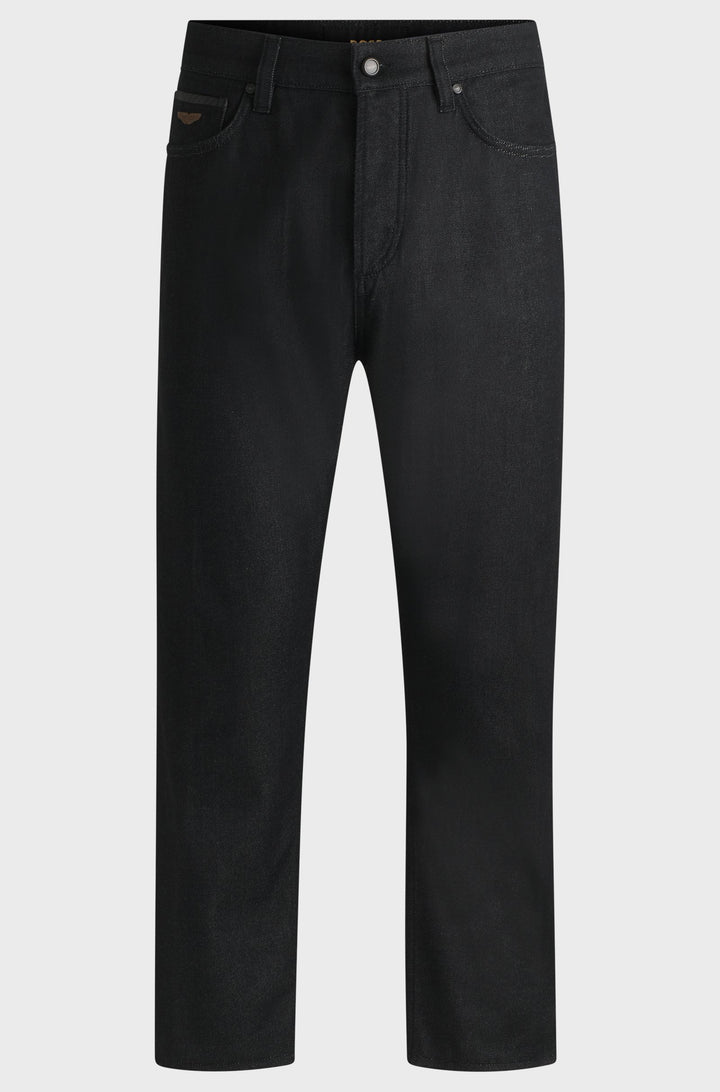 BOSS Jeans  in Cotton Mix - L-OGDEN_AM 10266769 01-50527792- Concorde Fashion#color_black-001