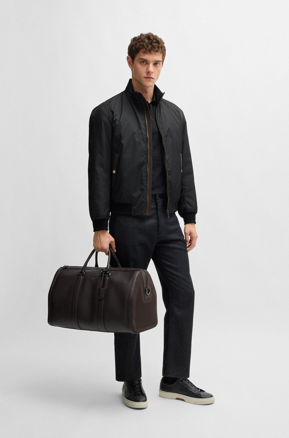 BOSS Casual Jackets Relaxed Fit in Polyester - L-OLIVER_AM 10266781 01-50525308- Concorde Fashion#color_black-001