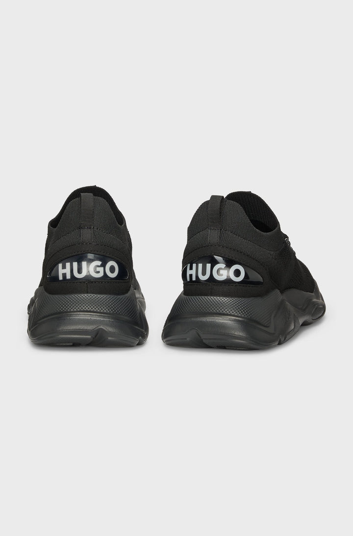HUGO Sneakers  - LEON_RUNN_KN 50541684- Concorde Fashion#color_black-001