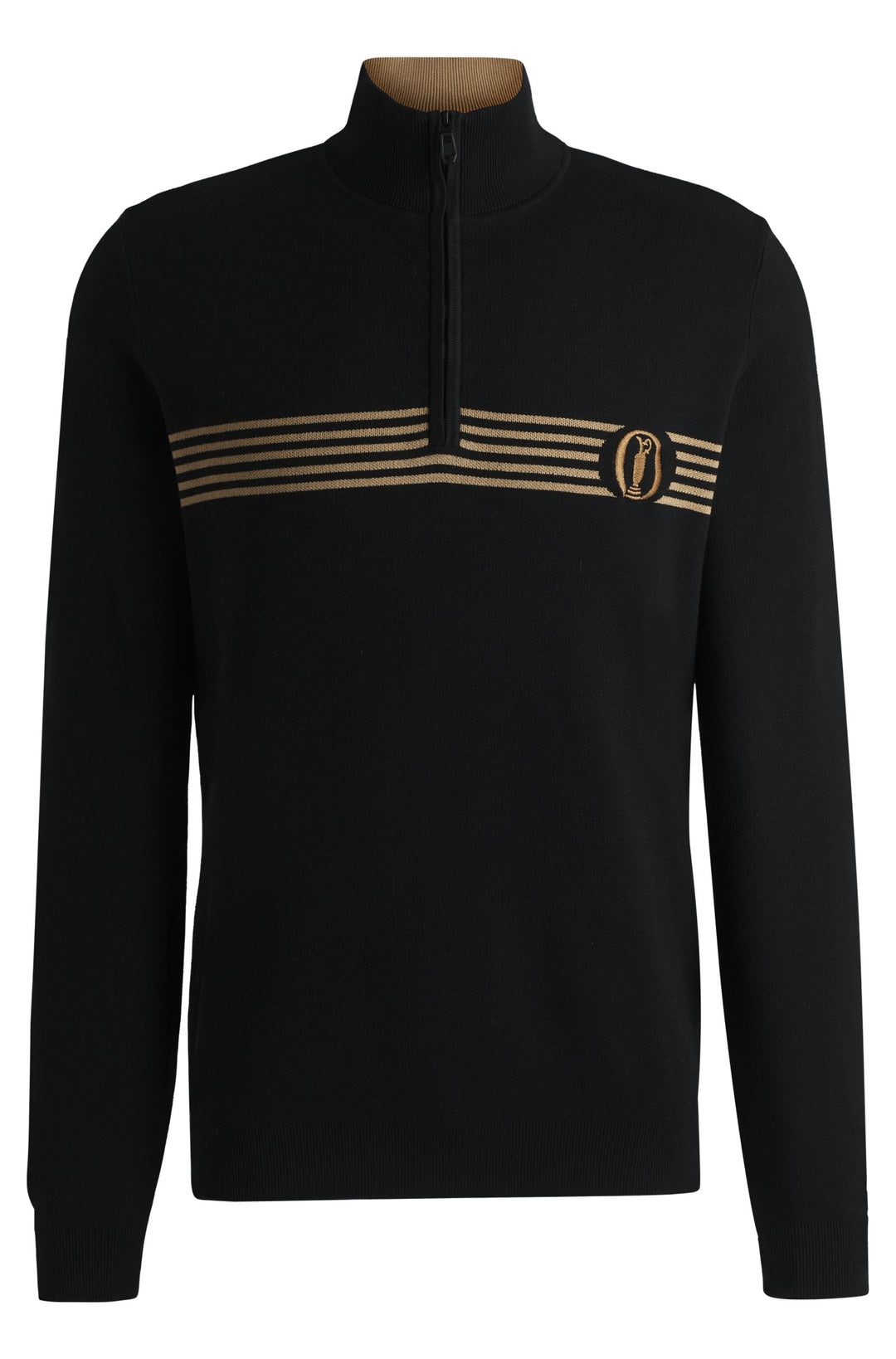 BOSS Sweaters Regular Fit in Cotton - OPEN_QZ_24 10267020 01-50530754- Concorde Fashion#color_black-001