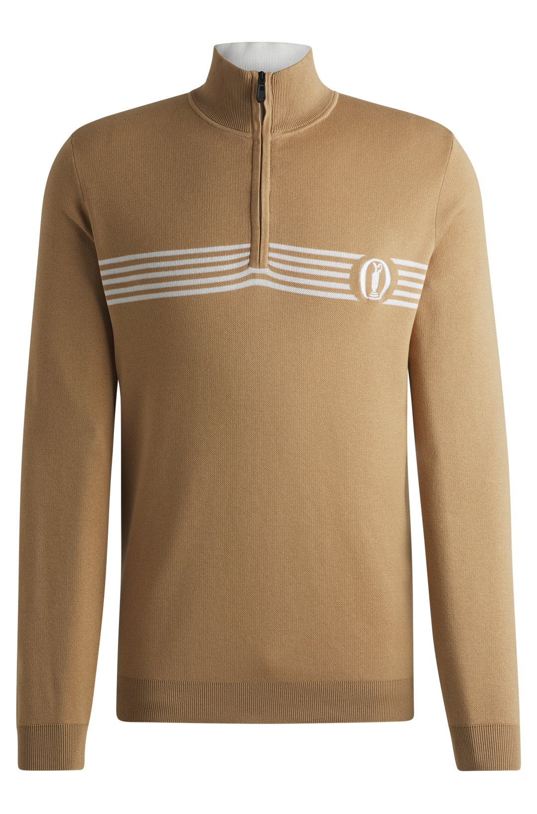 BOSS Sweaters Regular Fit in Cotton - OPEN_QZ_24 10267020 01-50530754- Concorde Fashion#color_beige-260
