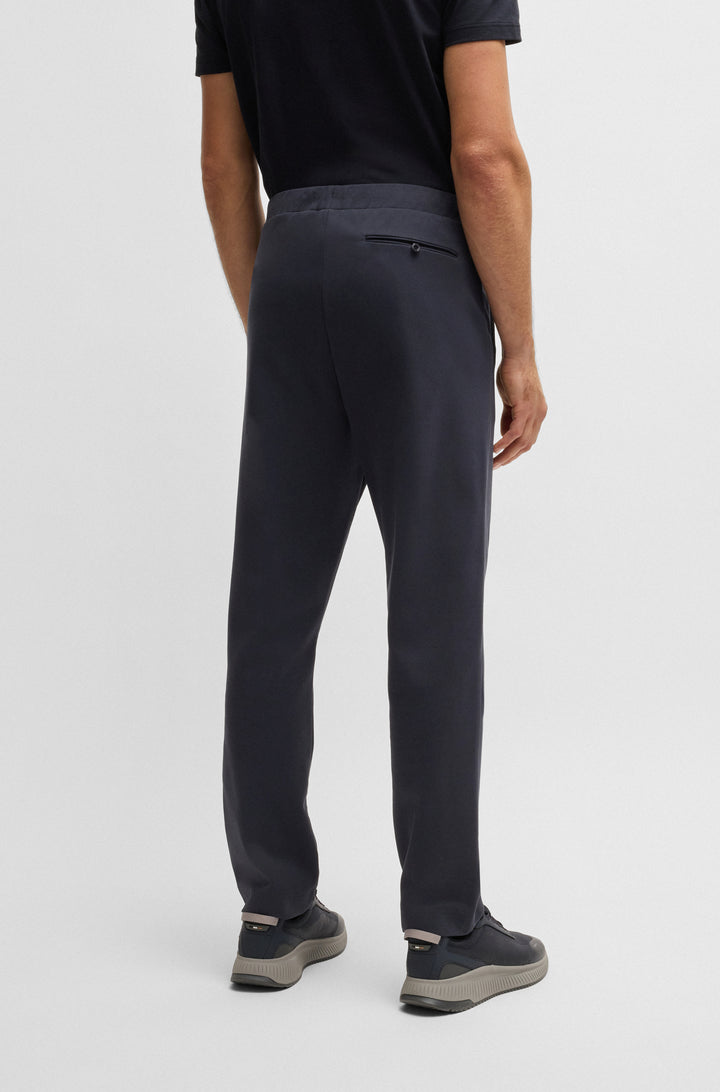 BOSS Jogging Pants Regular Fit in Cotton Mix - HADIM TL 10267102 01-50530982- Concorde Fashion#color_navy-402