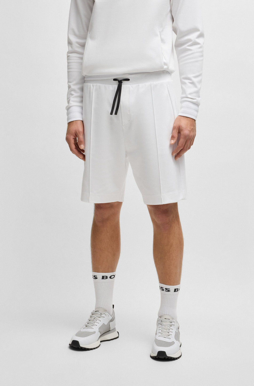 BOSS Shorts Regular Fit - HEADLO TL 50537534- Concorde Fashion#color_white-100