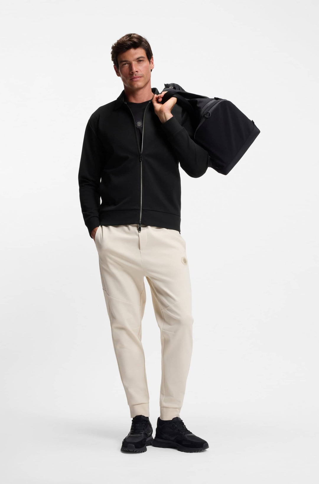 BOSS Sweatshirts Relaxed Fit - FZ SHIRT FUTURE 50543881- Concorde Fashion#color_black-001