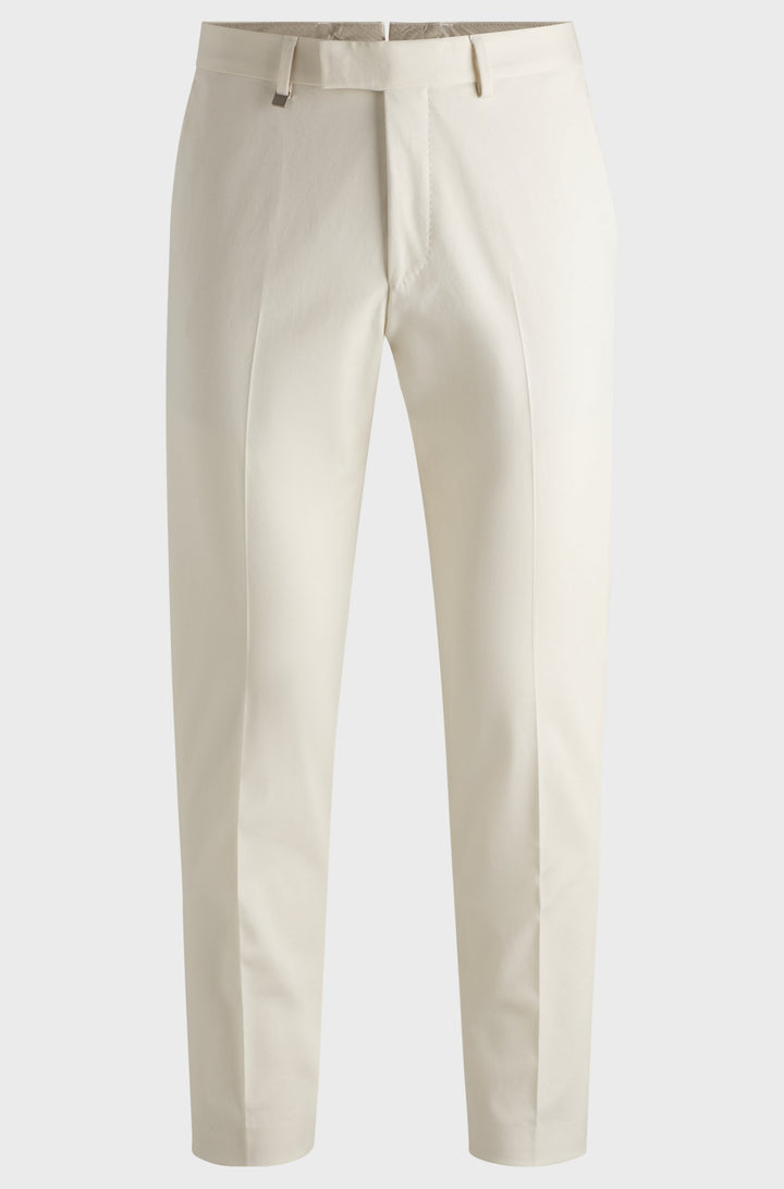 BOSS Trousers Regular Fit in Cotton Mix - L-DYLAN_AM 10267120 01-50529720- Concorde Fashion#color_white-118